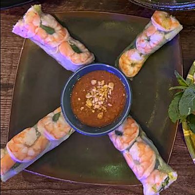 Gỏi cuốn tôm at Little Vietnam Glasgow