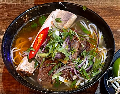 Phở bò hầm at Little Vietnam Glasgow