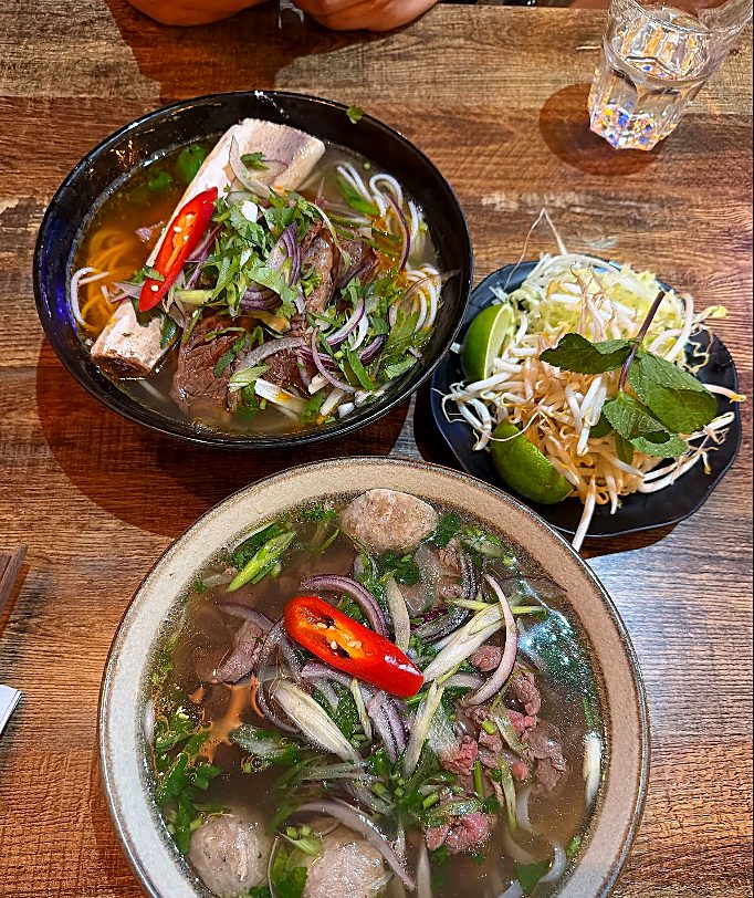 Phở bò at Little Vietnam Glasgow