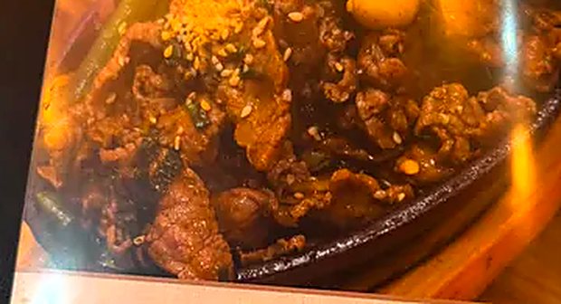 Bò chảo gang