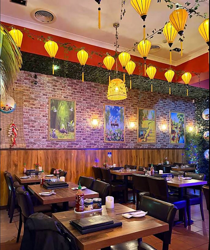The dining room at Little Vietnam Glasgow